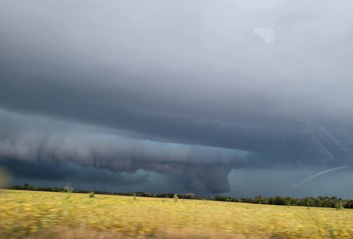 Dynamic Manitoba Weather: Orange Thunderstorm Warning, Tornado Watch Ended Background Illustration Dynamic Manitoba Weather: Orange Thunderstorm Warning, Tornado Watch Ended Background Illustration